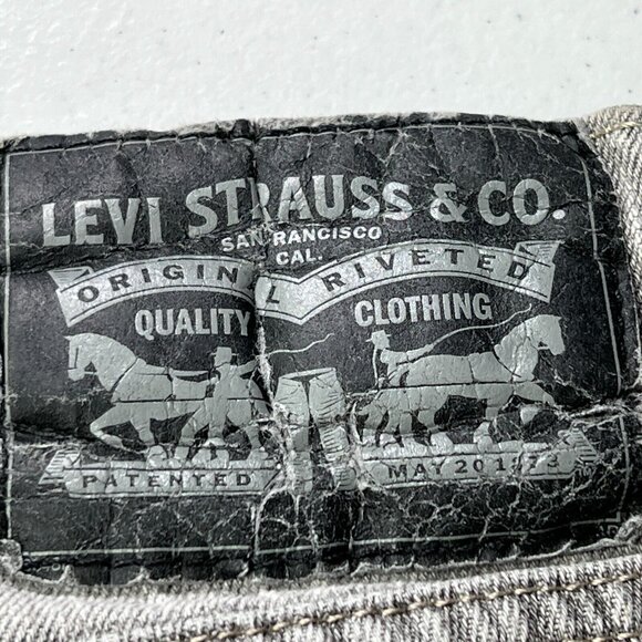 Levis 511 Jeans Mens 32 X 30 Gray Denim Slim Straight * - Picture 4 of 9